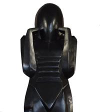 A Set of Three Composition Statues from a French Theater 18" W x 18" D x 109.5" H — France, Circa 1940