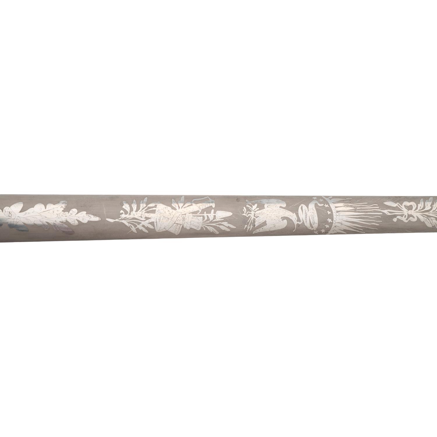 Ames Knight's Head Militia Style Sword Presented to 1st Sergeant (Lt.) Henry Parker - 33rd Mass Infantry - KIA at Resaca