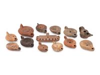 Thirteen Roman Oil Lamps