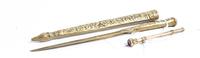 A Letter Opener Length of longest 10 1/4 inches.