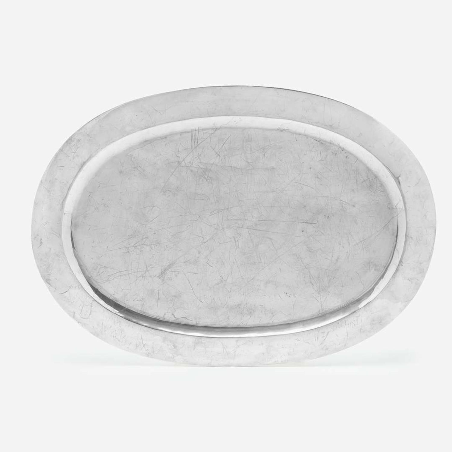 Three Mexican Sterling Silver Trays Sanborns, Mexico City, 20th century