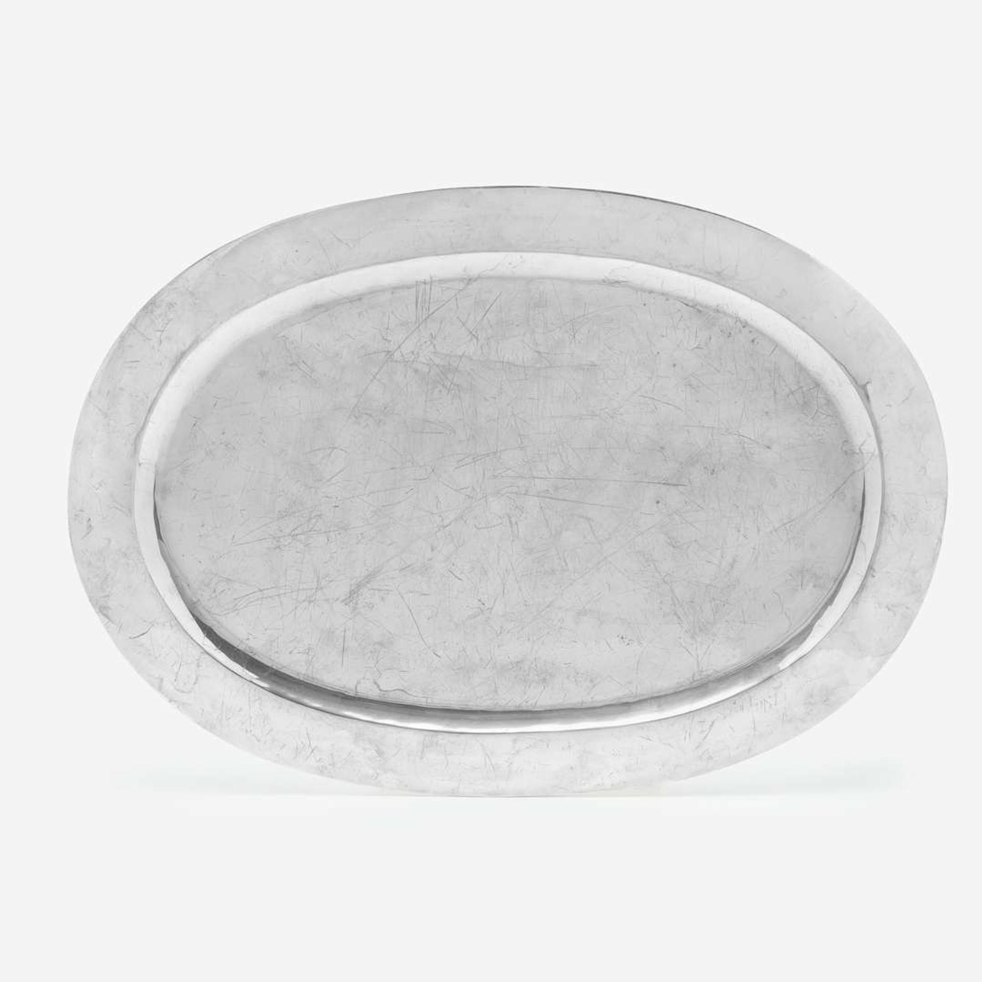 Three Mexican Sterling Silver Trays Sanborns, Mexico City, 20th century