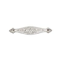 PLATINUM AND DIAMOND BAR BROOCH