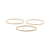 YELLOW GOLD BANGLE SET