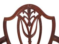 A Federal Carved Mahogany Armchair