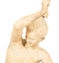 A Terracotta Sculpture of Tahitian Boy