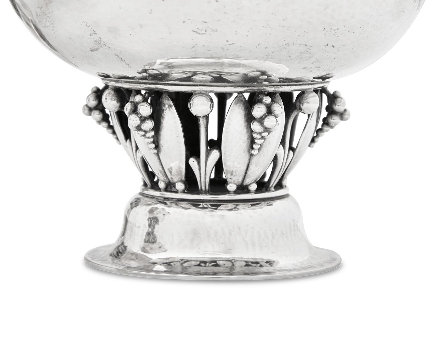 A Set of Three Georg Jensen Silver Bowls