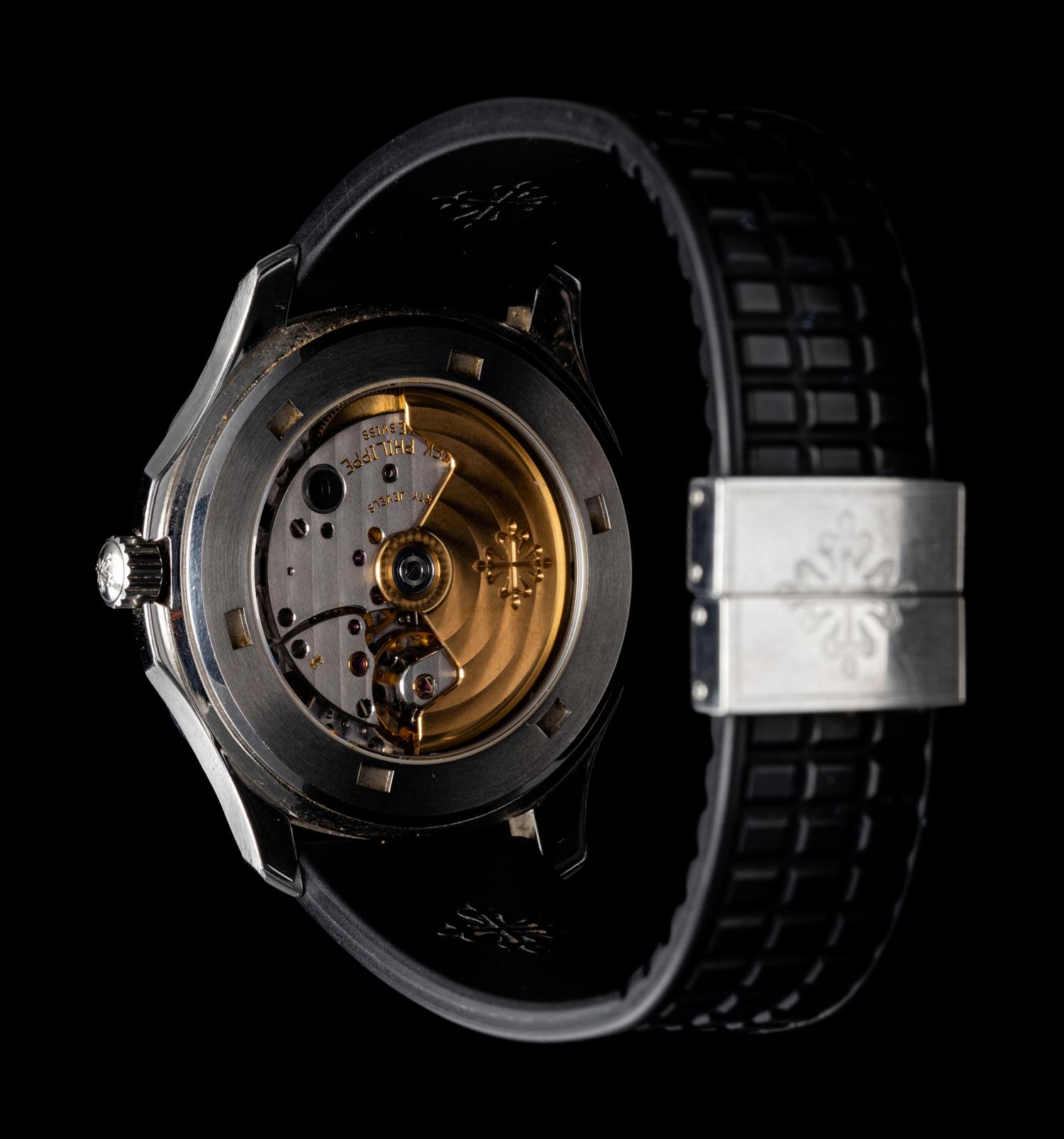 PATEK PHILIPPE, REF. 5065 STAINLESS STEEL JUMBO 'AQUANAUT' WATCH