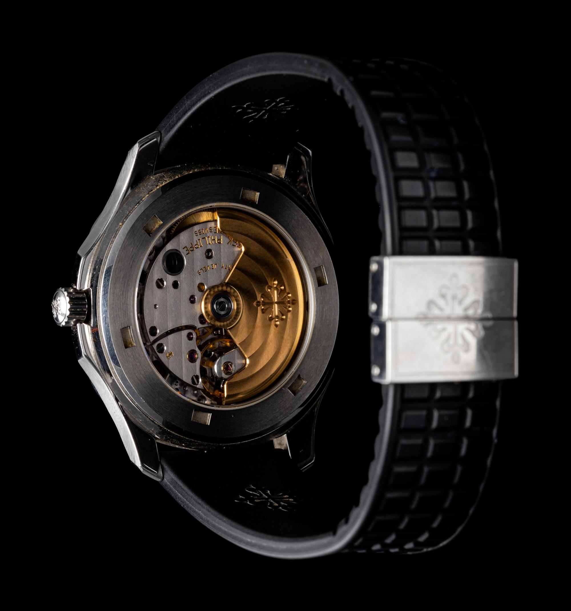 PATEK PHILIPPE, REF. 5065 STAINLESS STEEL JUMBO 'AQUANAUT' WATCH