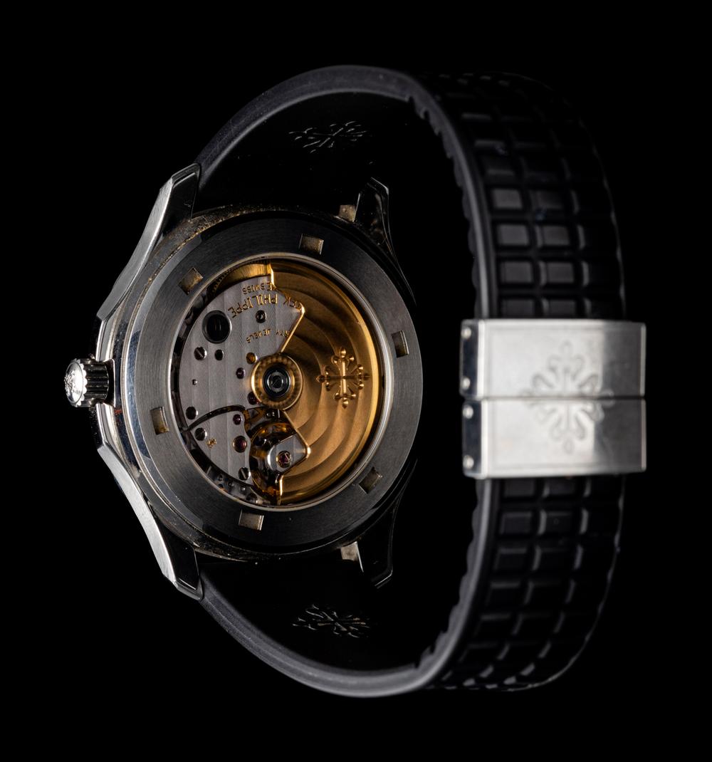 PATEK PHILIPPE, REF. 5065 STAINLESS STEEL JUMBO 'AQUANAUT' WATCH