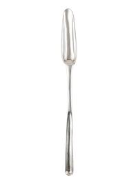 Twelve Georgian Silver Marrow Scoops
