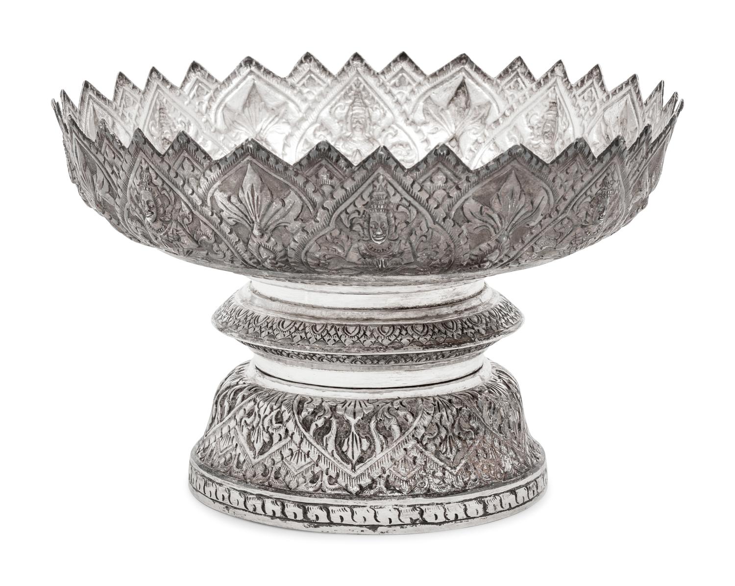 A Chinese Export Silver Bowl