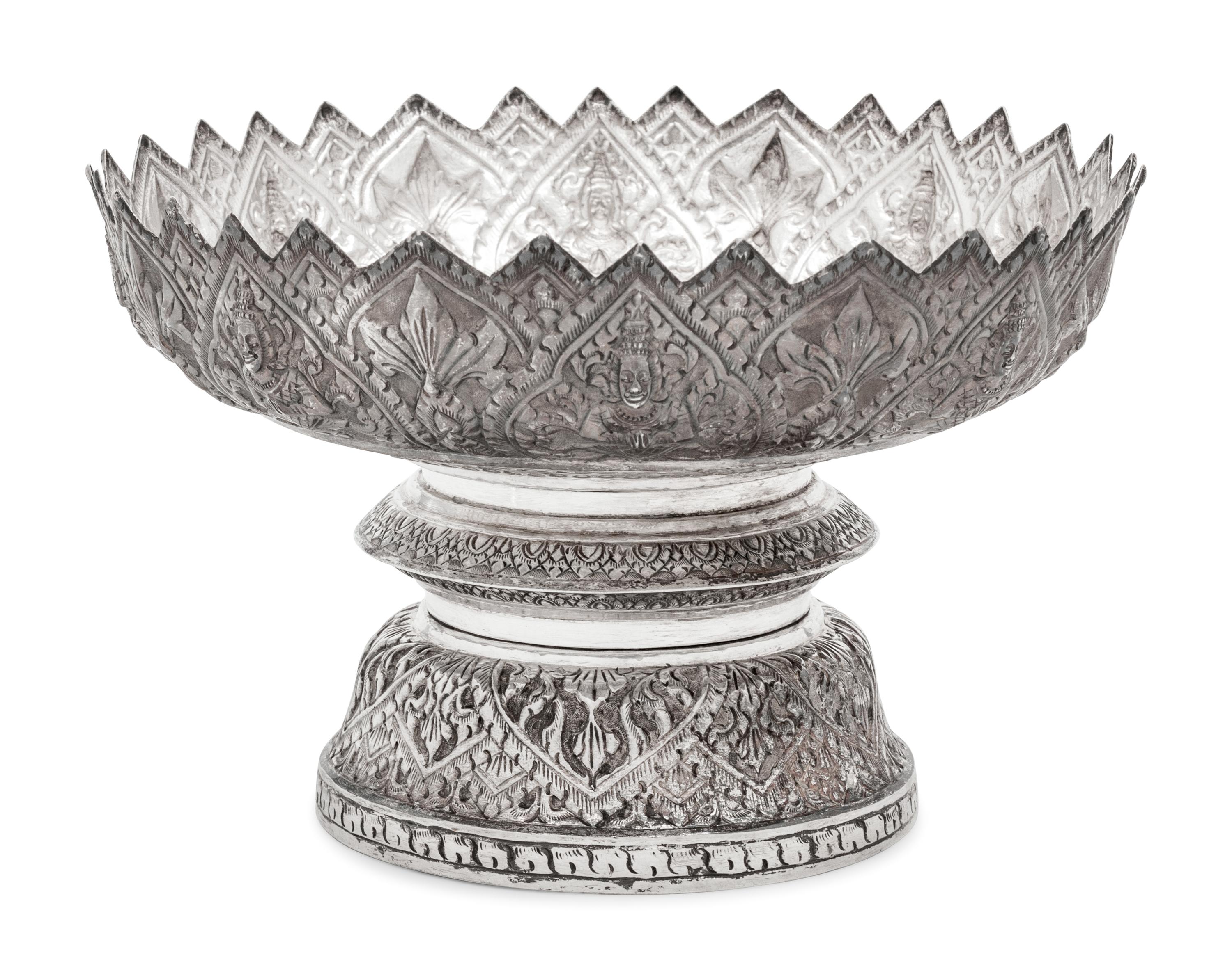 A Chinese Export Silver Bowl