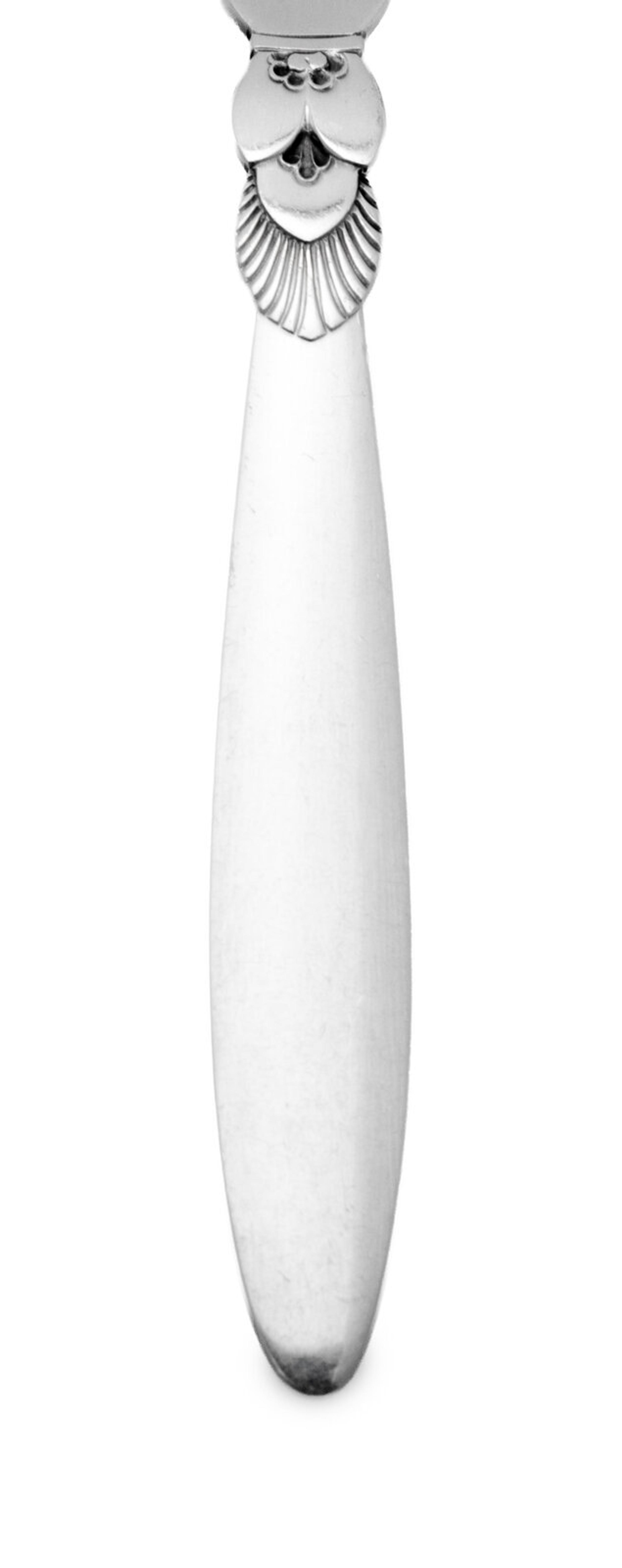 A Georg Jensen Cactus Silver Flatware Service