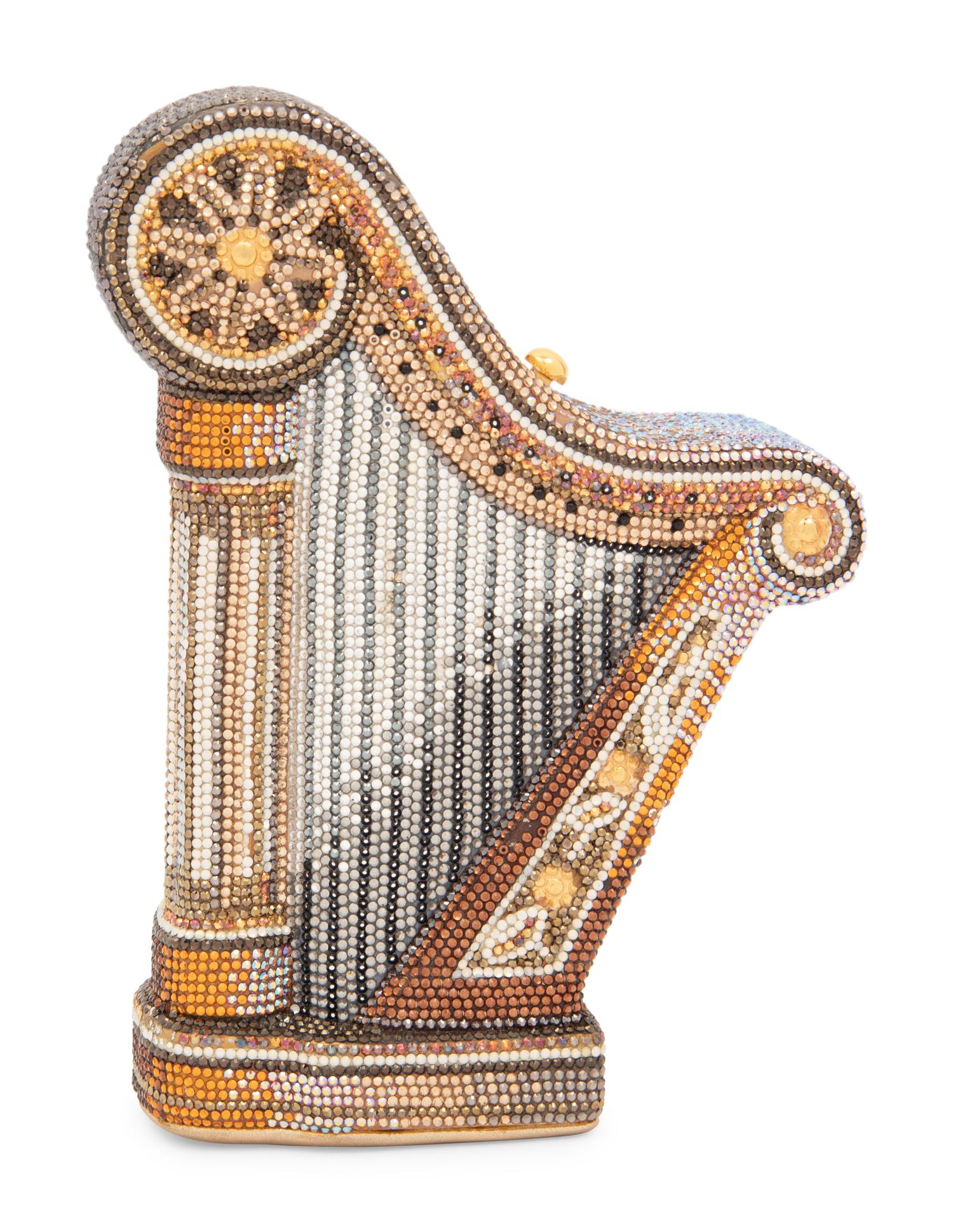 Judith Leiber Carnegie Hall Harp Minaudière
