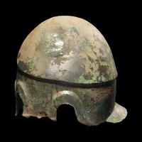 A Chalcidian Tinned Bronze Helmet