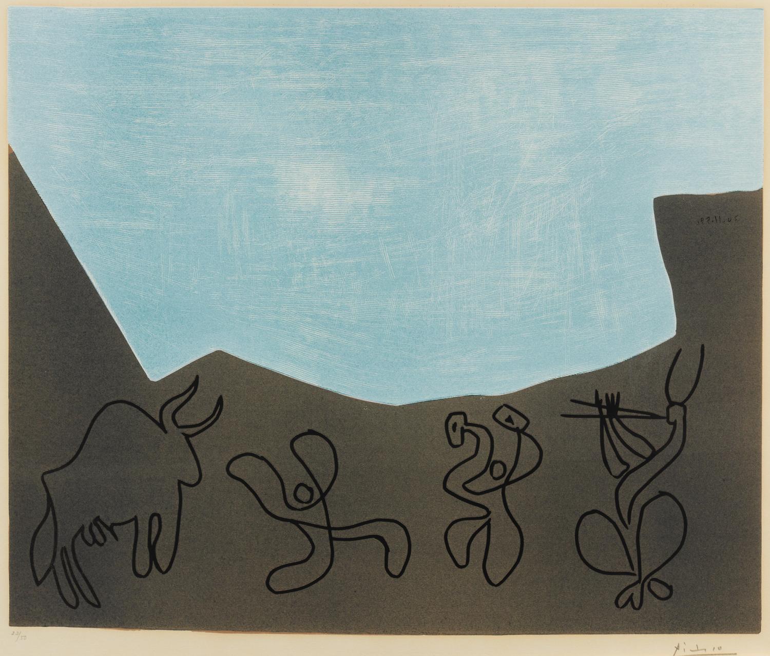 Pablo Picasso, (Spanish, 1881-1973), Bacchanale, 1959