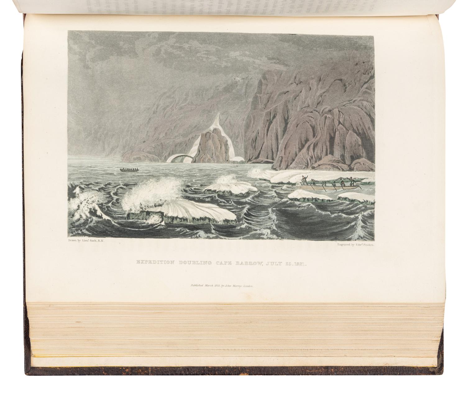 FRANKLIN, John, Sir (1786-1847). Narrative of a Journey to the Shores of the Polar Sea, in the years 1819, 20, 21, and 22...With an Appendix on Various Subjects Relating to Science and Natural History . London: John Murray, 1823.