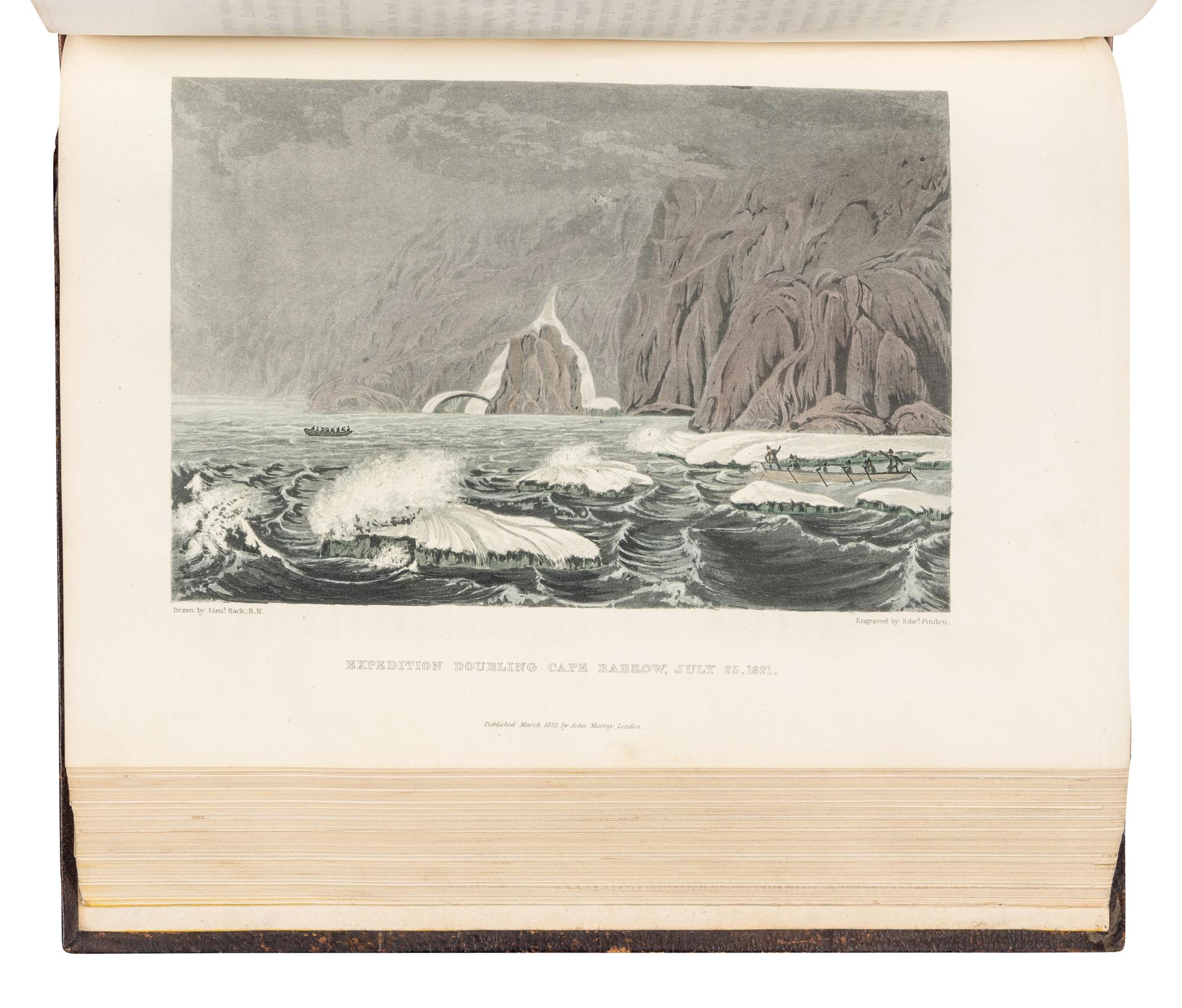 FRANKLIN, John, Sir (1786-1847). Narrative of a Journey to the Shores of the Polar Sea, in the years 1819, 20, 21, and 22...With an Appendix on Various Subjects Relating to Science and Natural History . London: John Murray, 1823.