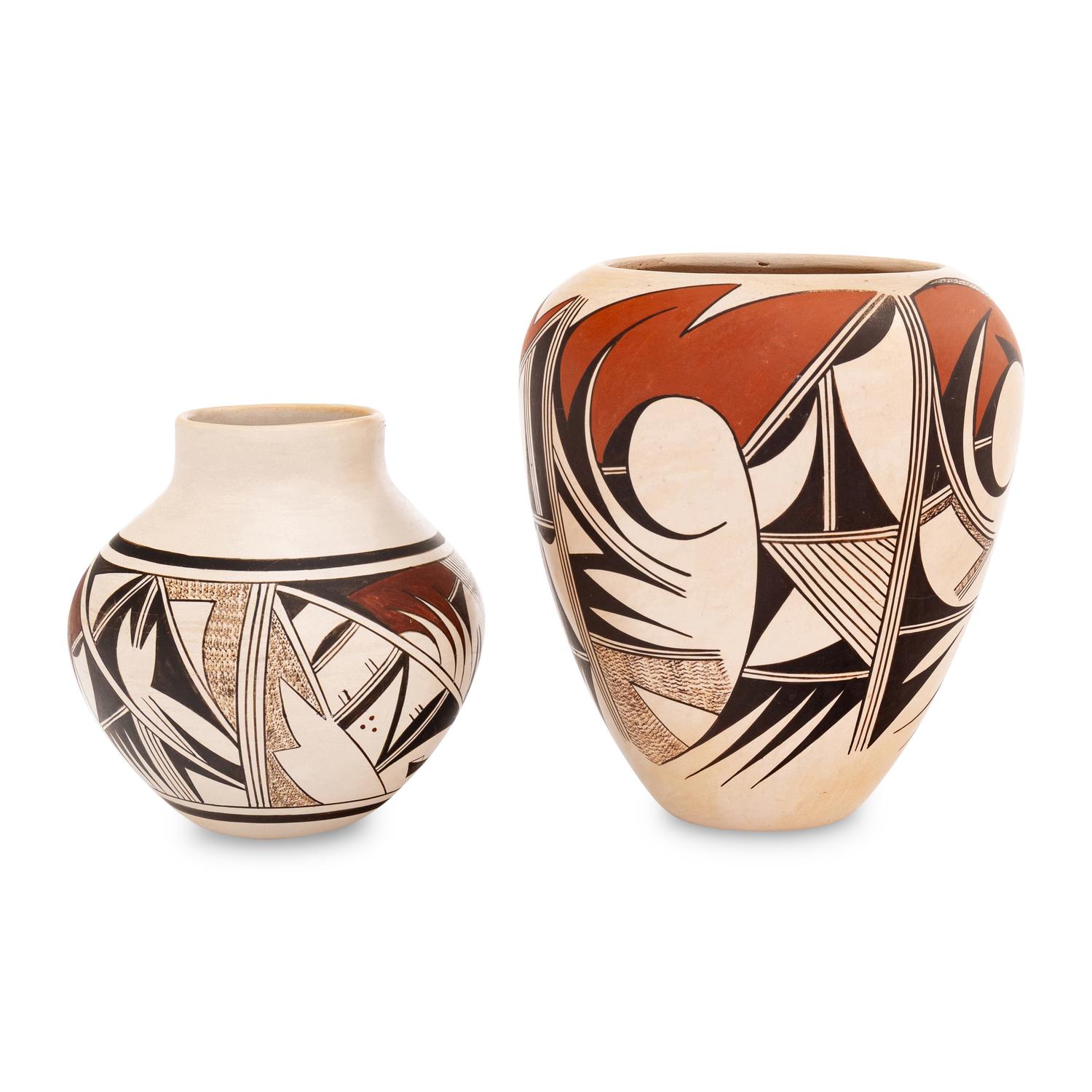 Polychrome Pottery Jars
