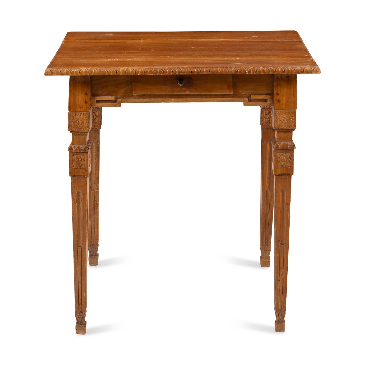 An Italian Fruitwood Table