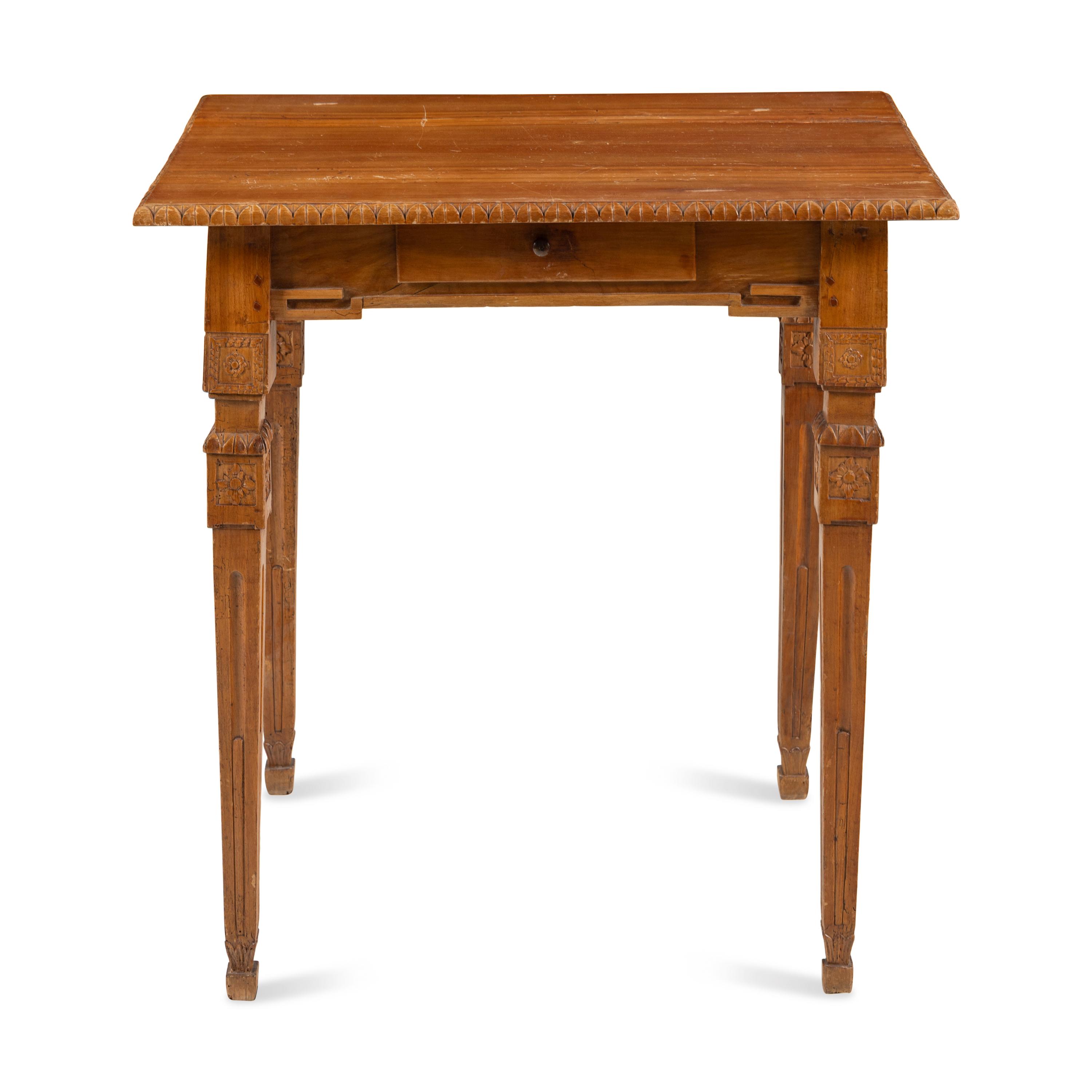 An Italian Fruitwood Table
