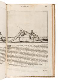 FABRIS, Salvator (1544-1618). De lo Schermo, overo Scienza d’Arme . Padua: Pietro Paolo Tozzi, 1624.
