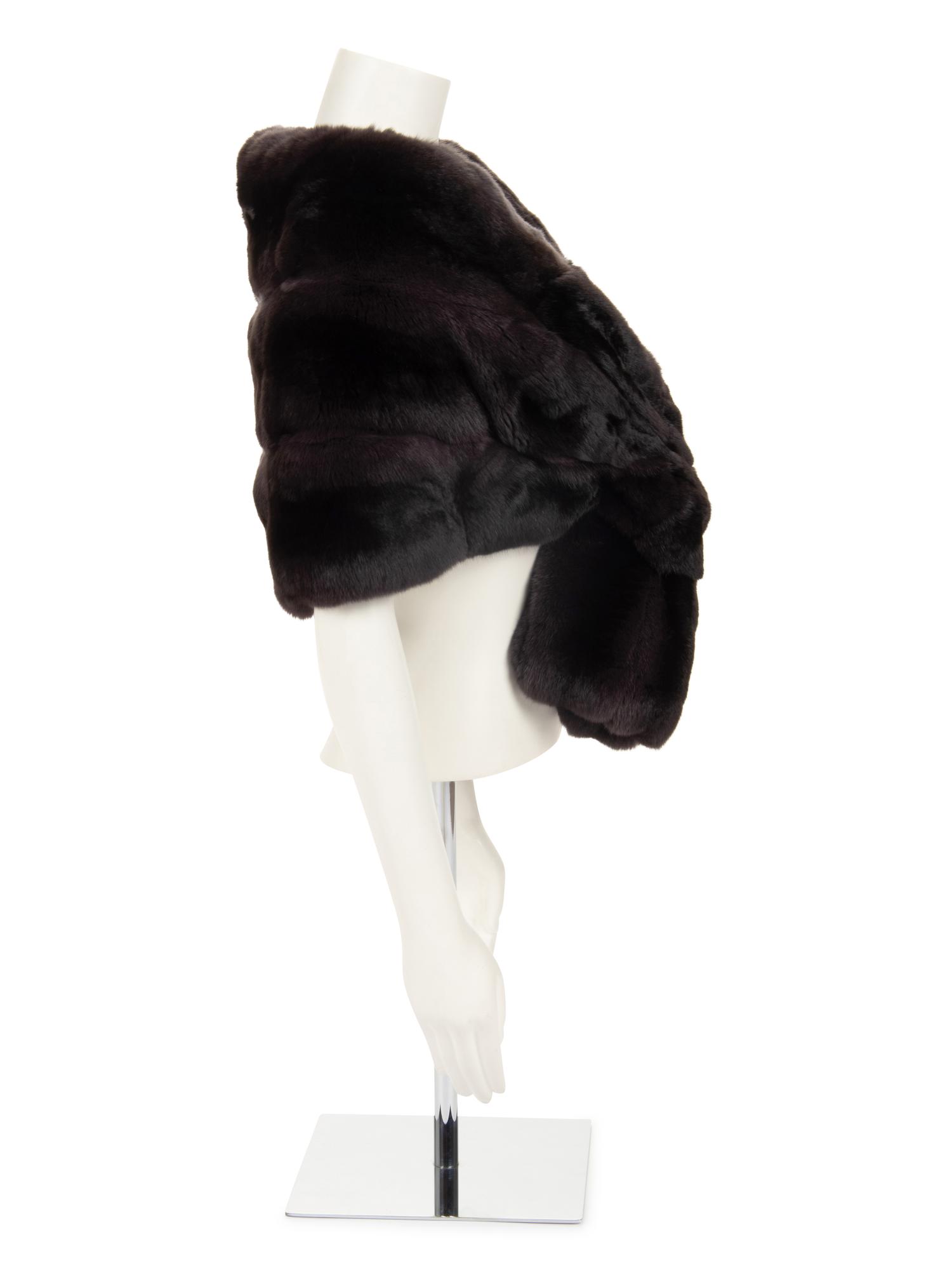 J. Mendel Chinchilla Pull-Through Stole