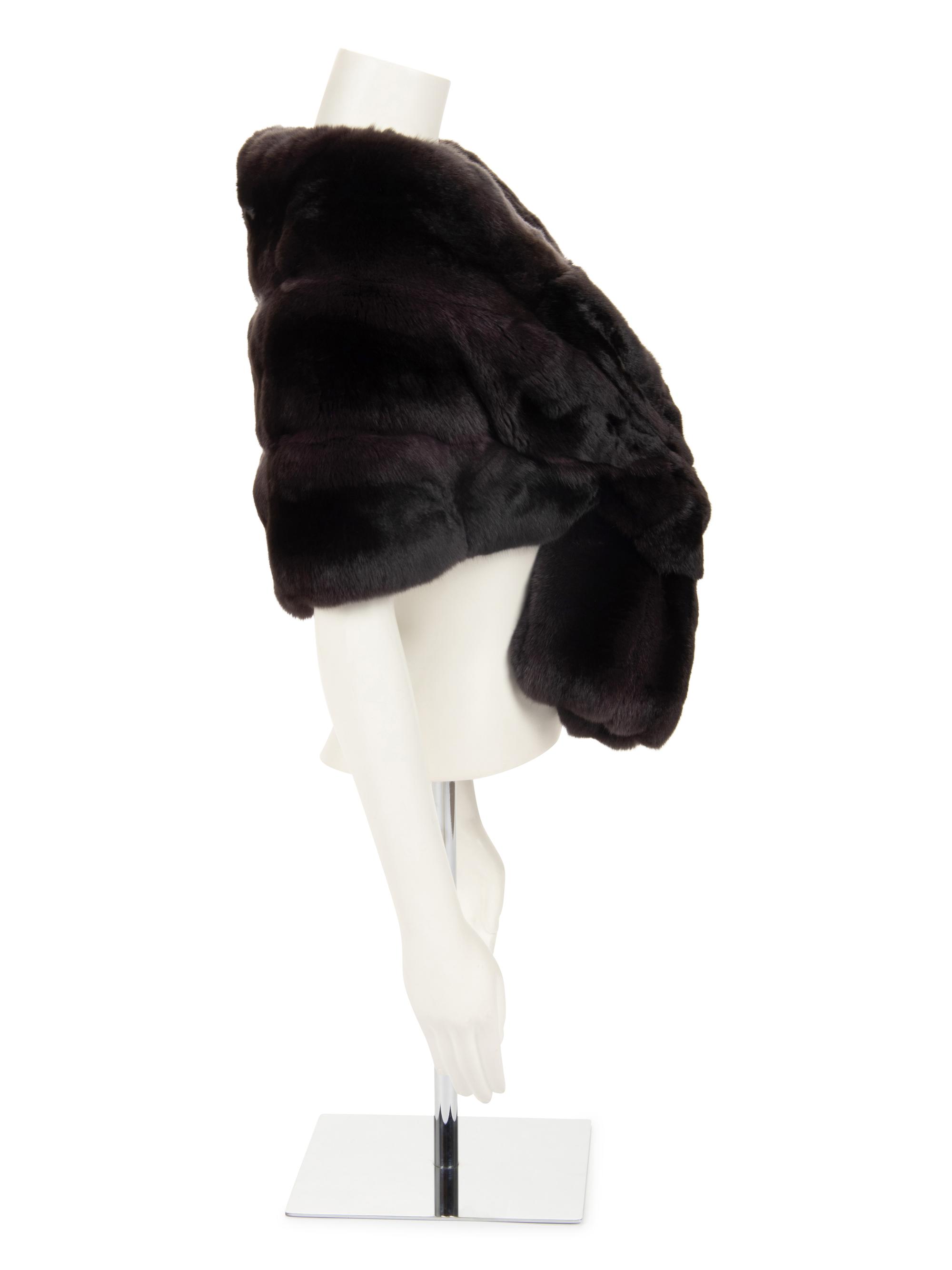 J. Mendel Chinchilla Pull-Through Stole