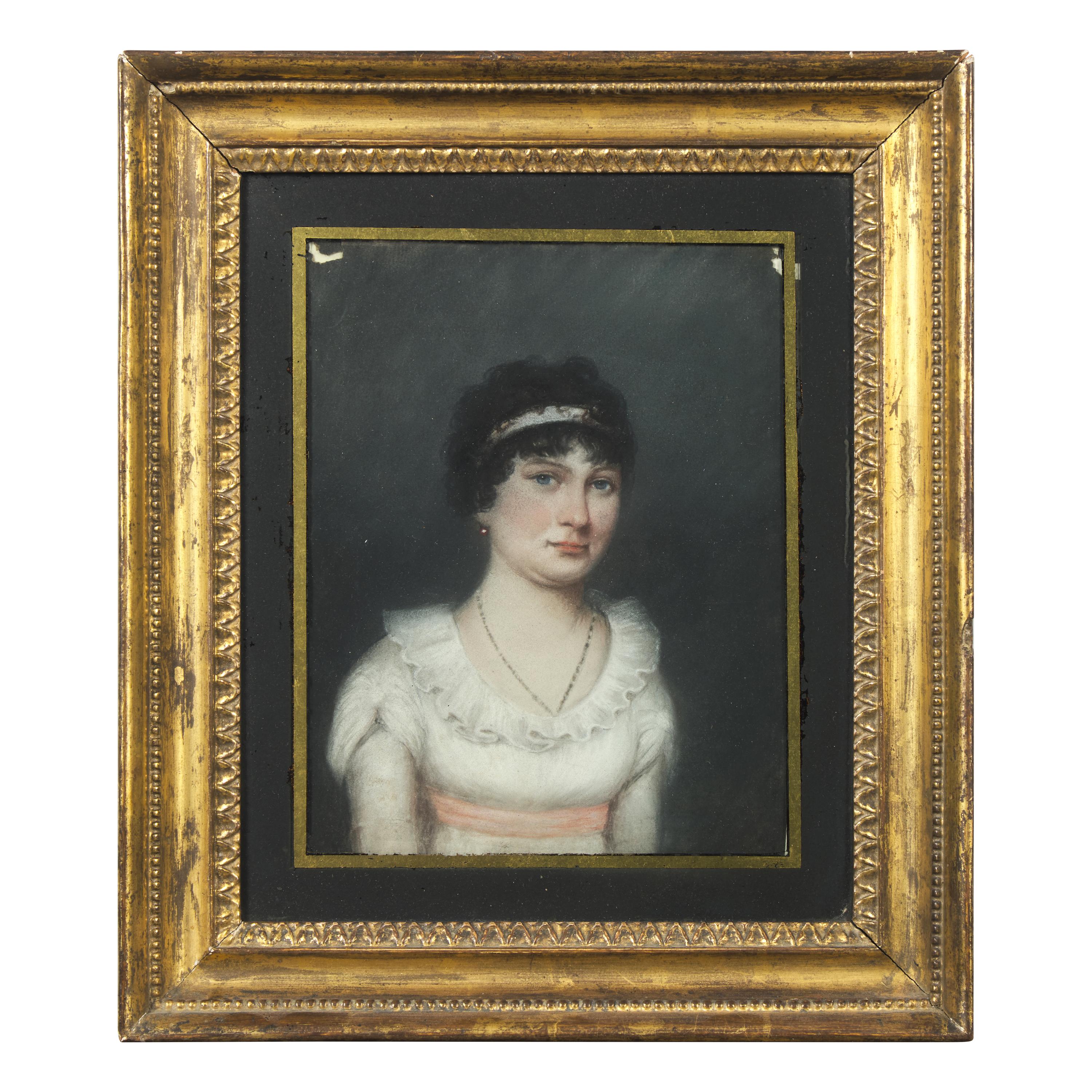 Sharples Family, Possibly Ellen Sharples (1769-1849) — Portrait of a Young Lady