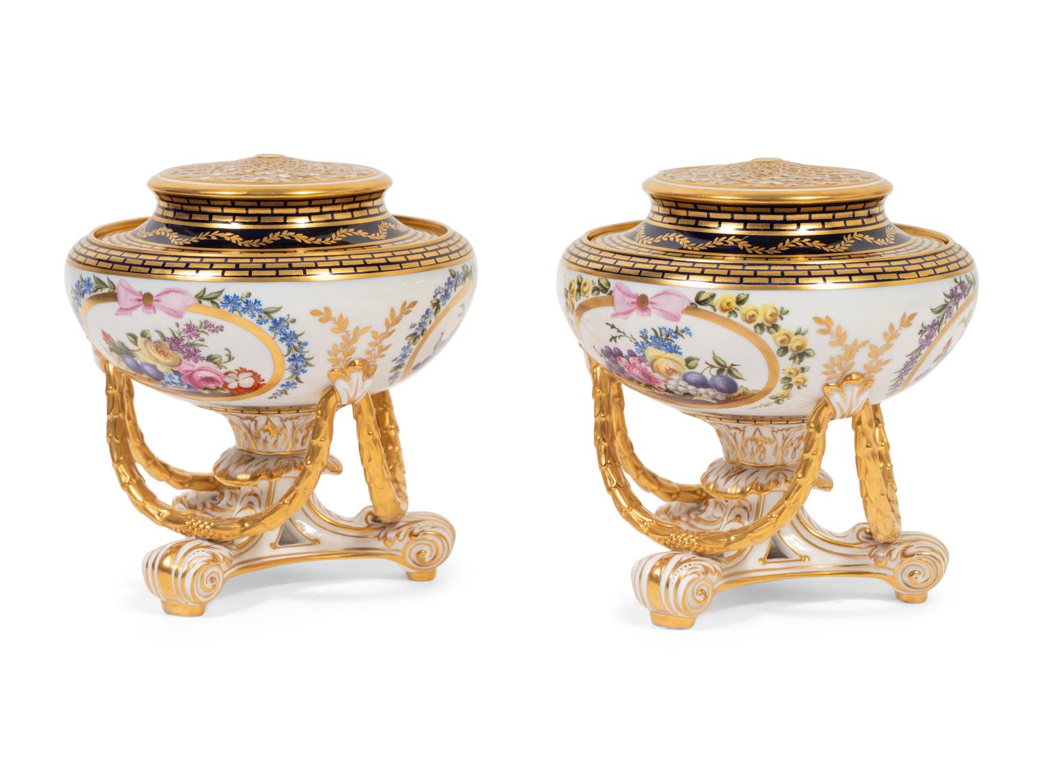 A Pair of Copeland Spode Porcelain Coolers