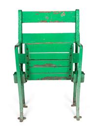 A Vintage Chicago White Sox Original Old Comiskey Park Stadium Seat,