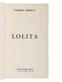 NABOKOV, Vladimir (1899-1977). Lolita . Paris: The Olympia Press, 1955.