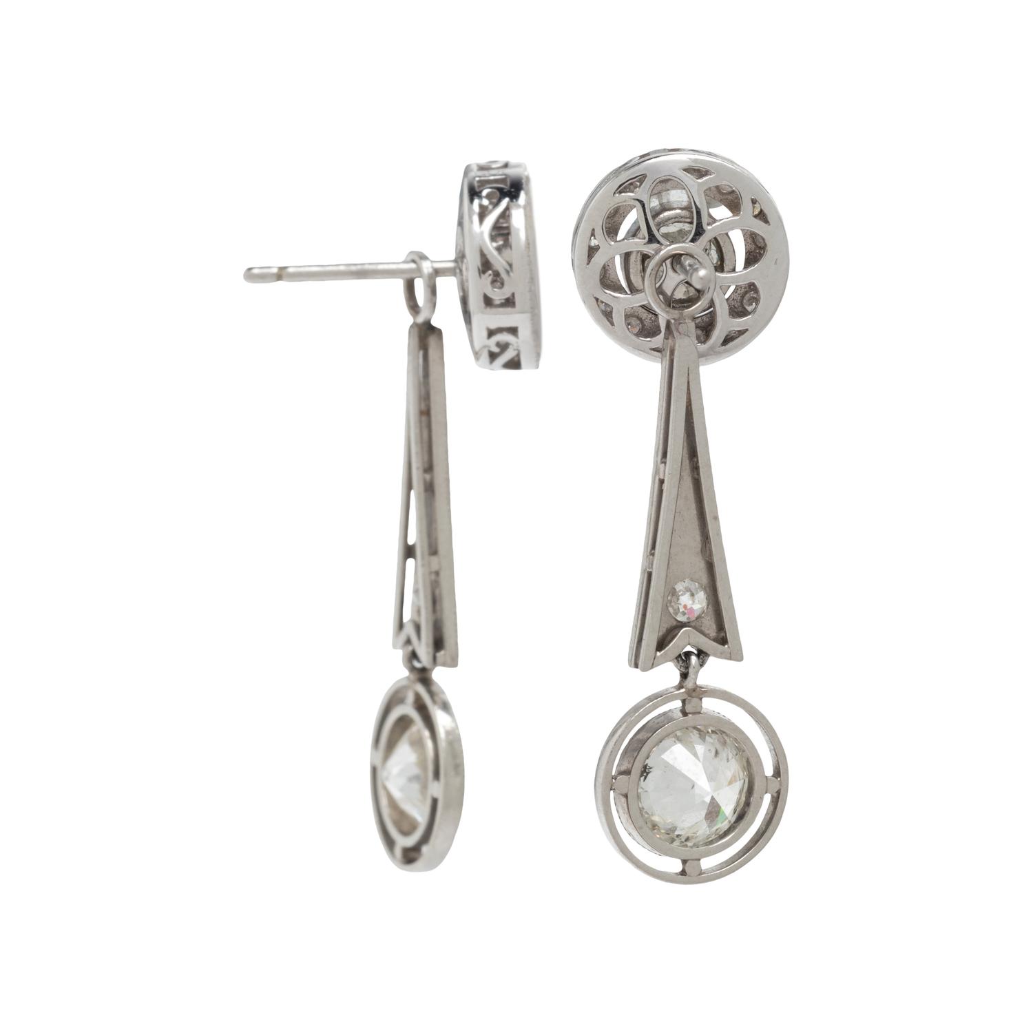 DIAMOND EARRINGS AND EARRING JACKETS