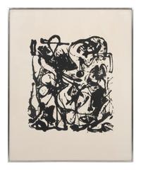 A Pair of Prints from Untitled Portfolio , 1951 (printed in 1964 by Lee Krasner and the Pollock Estate)