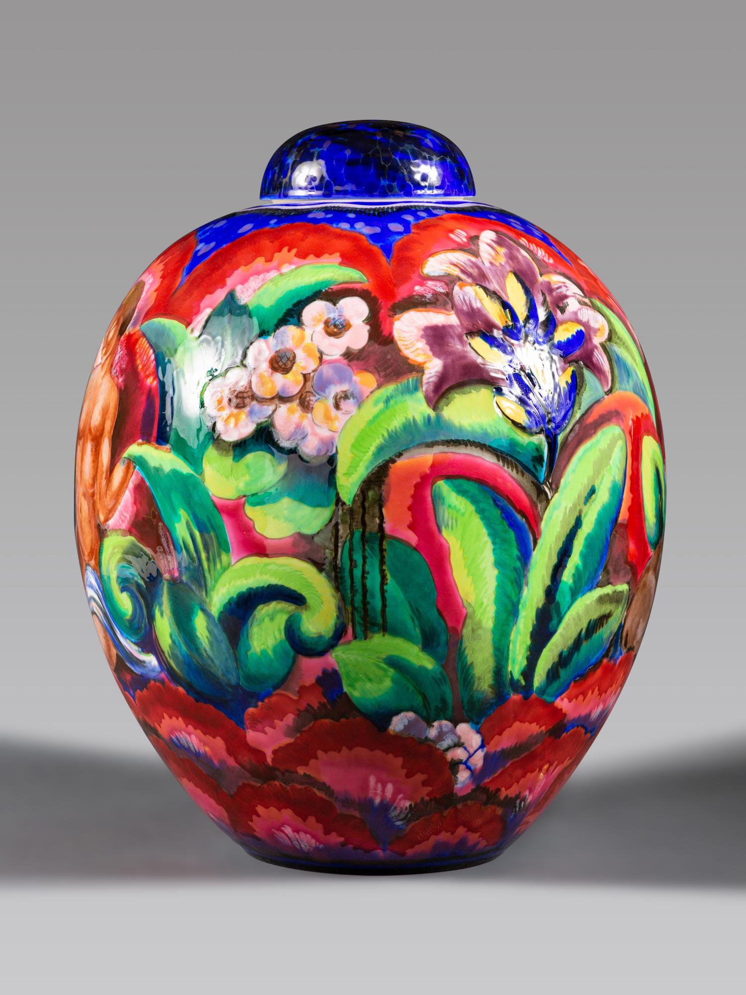 Art Deco Vase and Cover, form Rapin No. 21, circa 1928