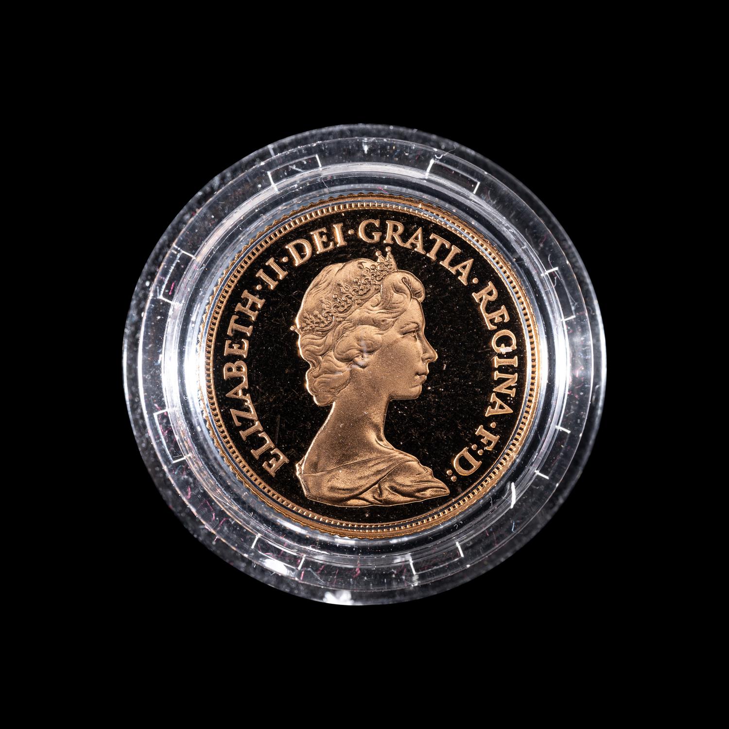 [GREAT BRITAIN] 1983 Gold Sovereign Proof