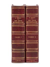 [BINDINGS]. DUMAS, Alexandre, fils (1824-1895). Les Trois Mousquetaires . Paris: Calmann-Levy, 1921.
