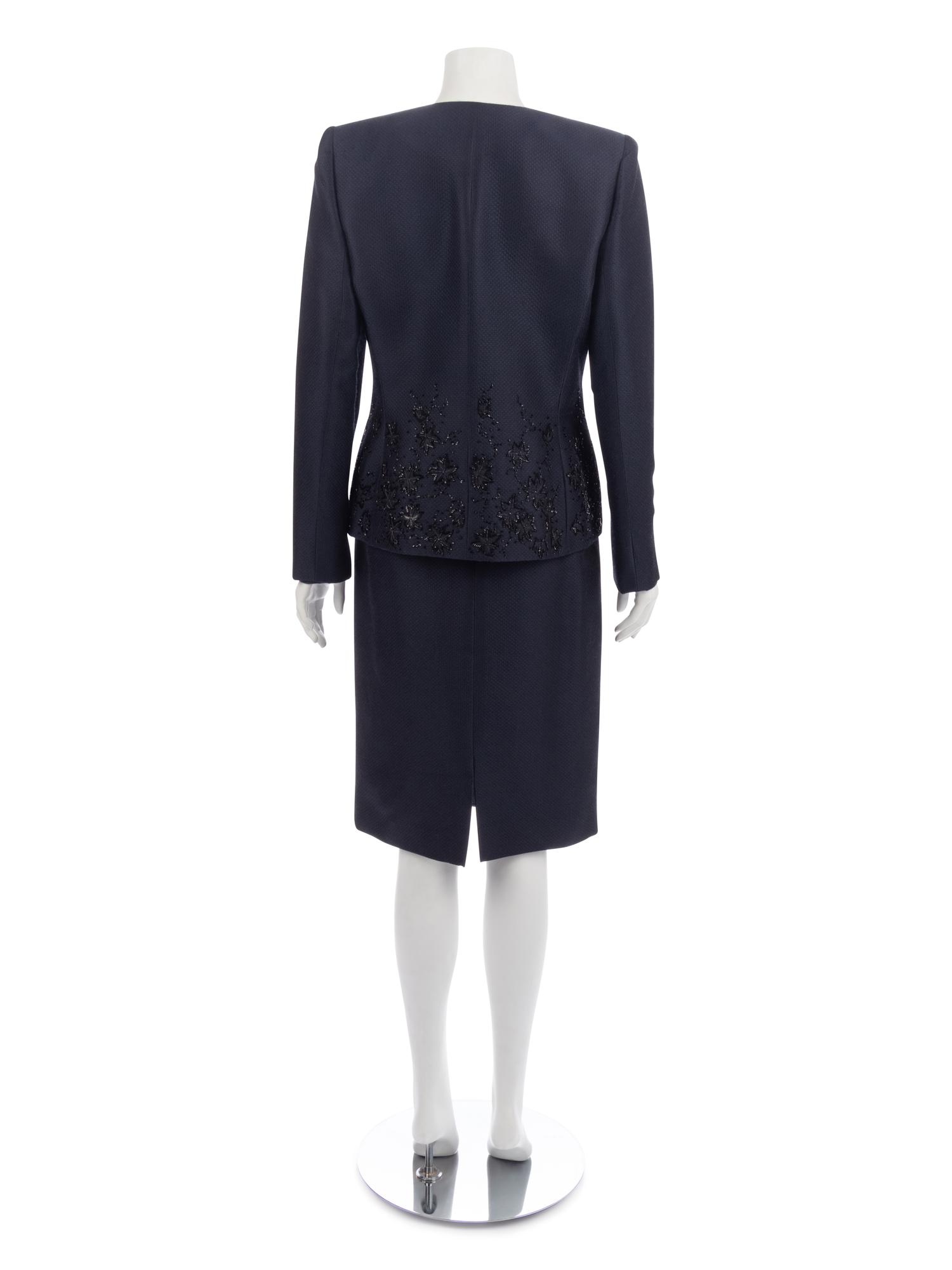 Two Jacket Ensembles, 1980-90s: Oscar de la Renta & Orrier's