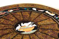 A Pair of Gilt Bronze and Pietra Dura Tables in the Manner of Adam Weisweiler