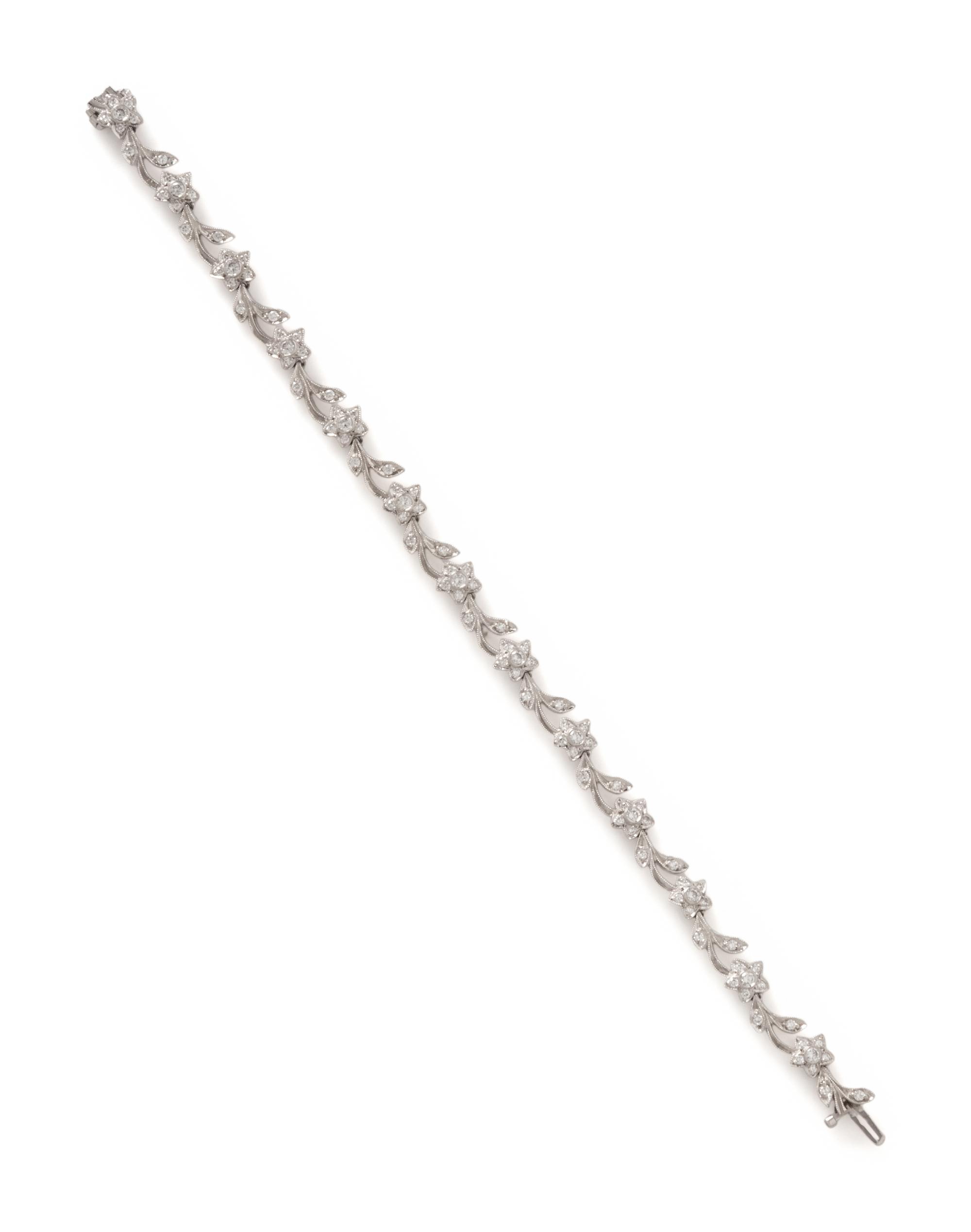 DIAMOND AND PLATINUM BRACELET