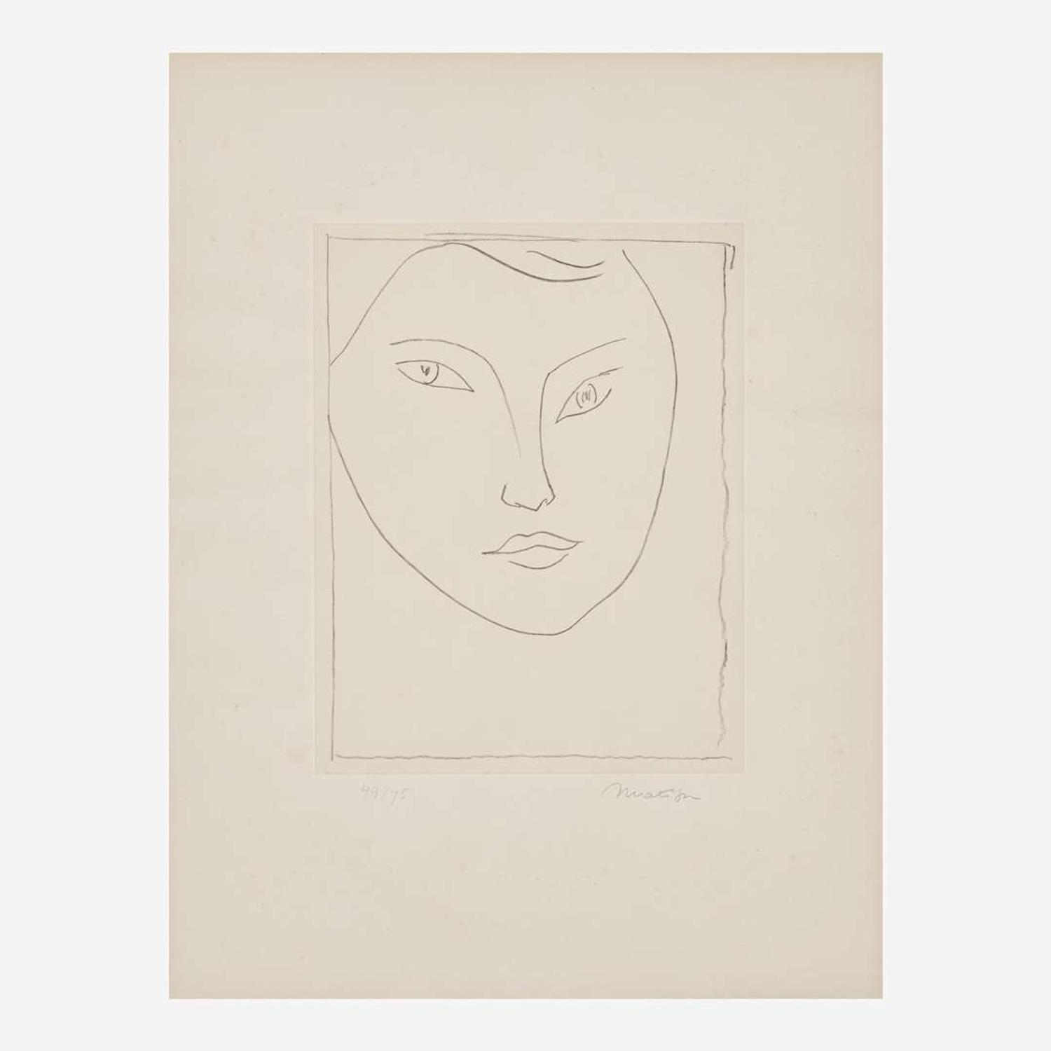 Henri Matisse (French, 1869-1954) Portrait de Claude D.