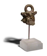 A Roman Bronze Silenus
