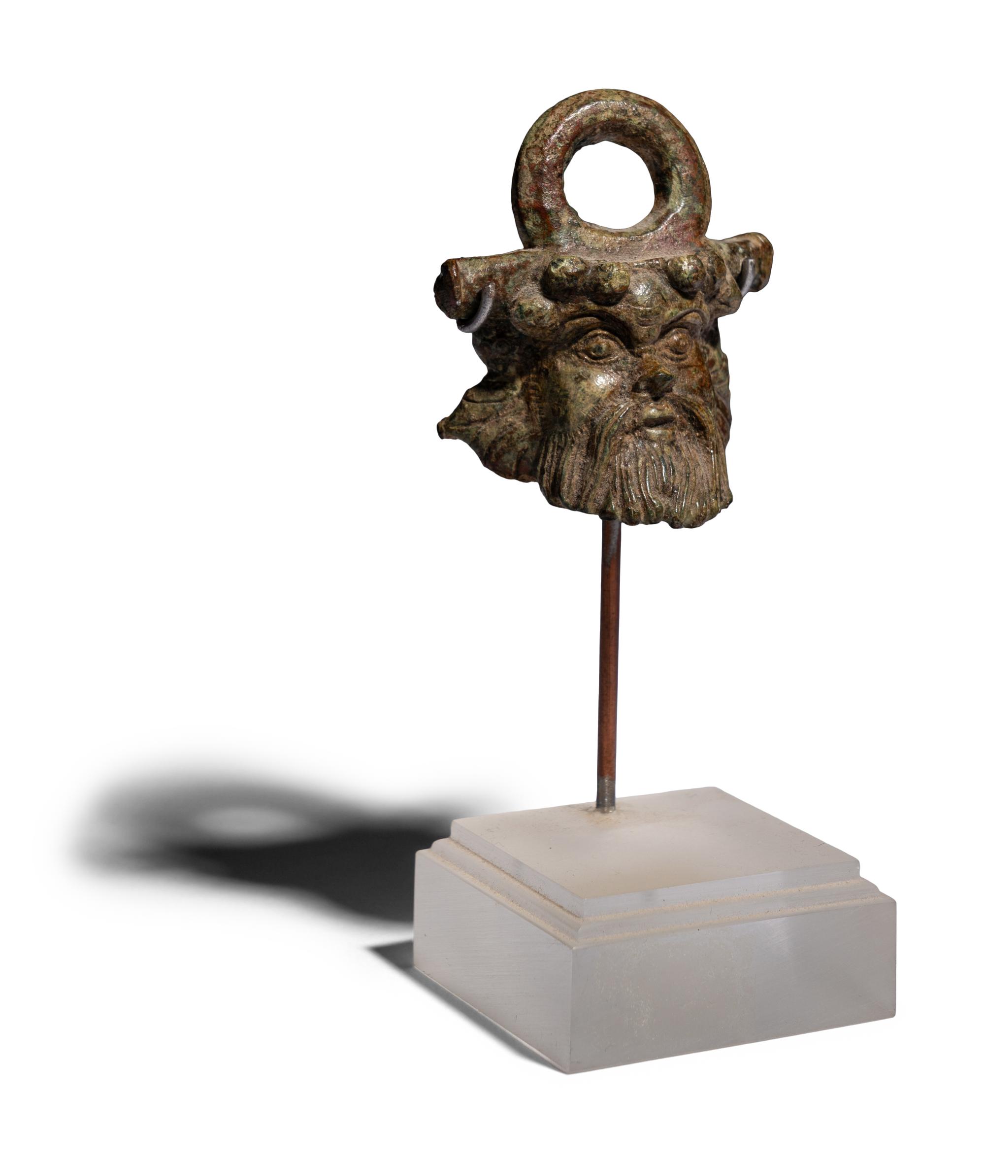 A Roman Bronze Silenus