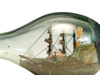 Three Miniature Ship Models