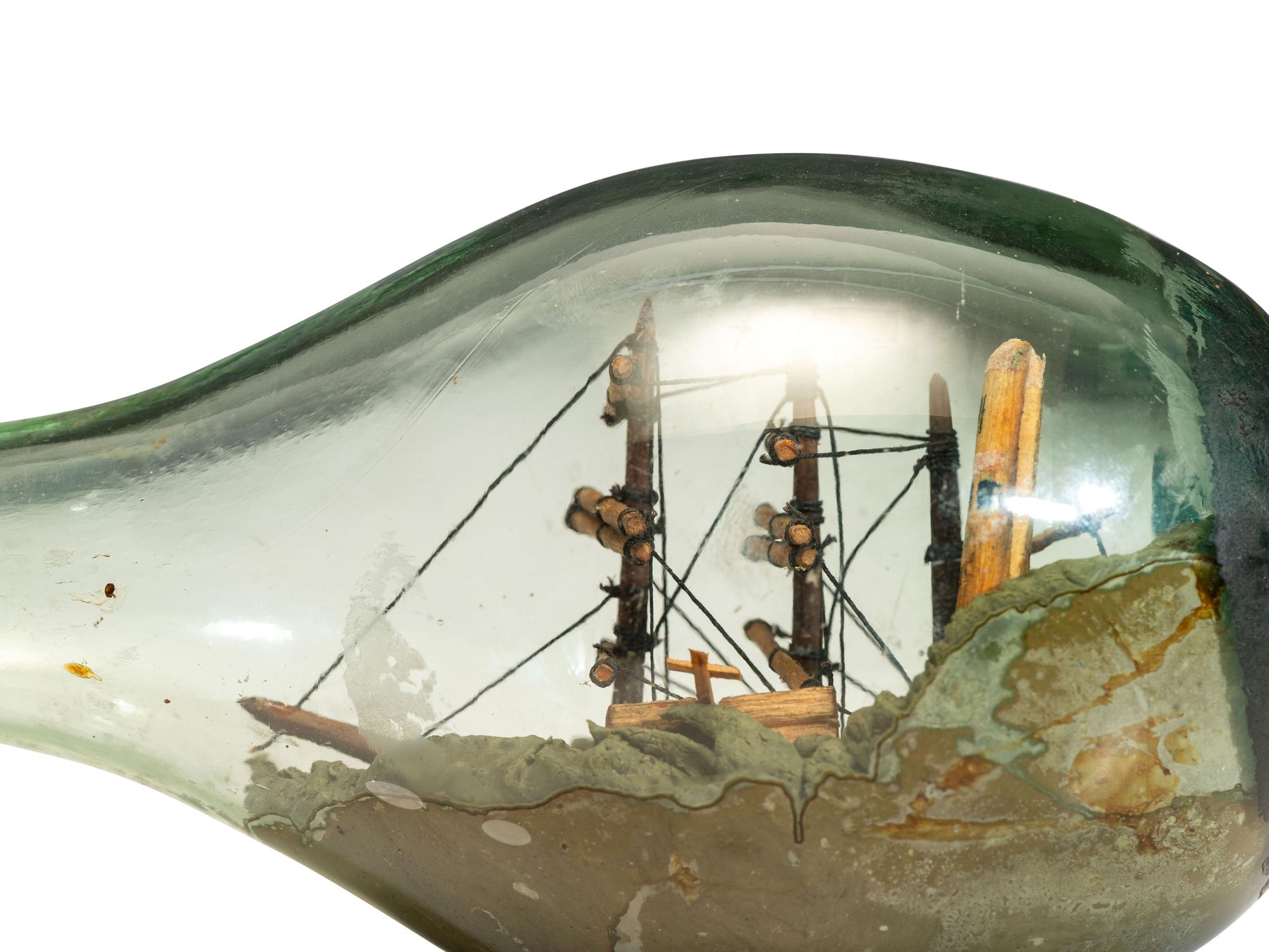 Three Miniature Ship Models