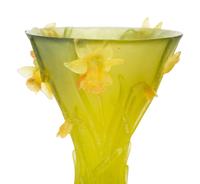 A Pair of Daum Pâte-de-Verre Vases