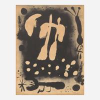 Joan Miró (Spanish, 1893–1983) Catalogue de l'exposition 'Recent paintings 1953 a` l'occasion du 60e anniversaire de l'artiste' (pl. 3)