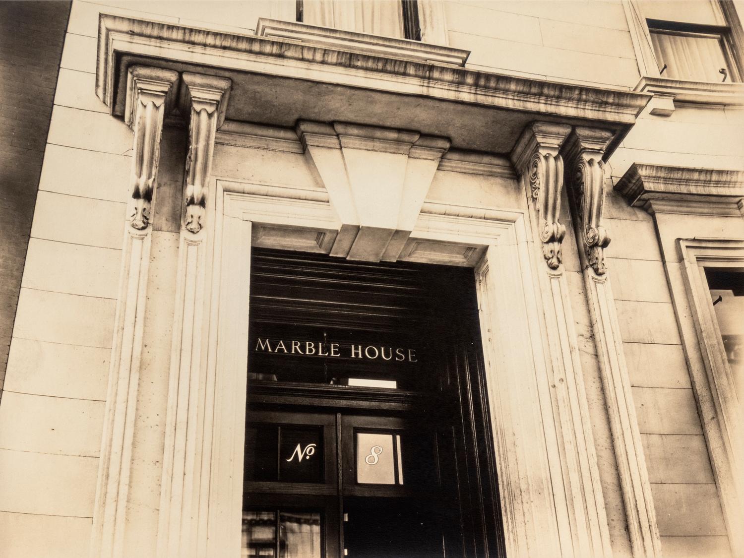 Doorway, 204 West 13th Street, Fifth Avenue, No. 8 (Marble House) and Gay Street #14-16 (a group of three works from Changing New York)