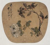 Five Chinese Paintings Depicting Birds and Flowers